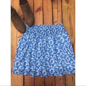 Old Navy - Blue Floral Skirt